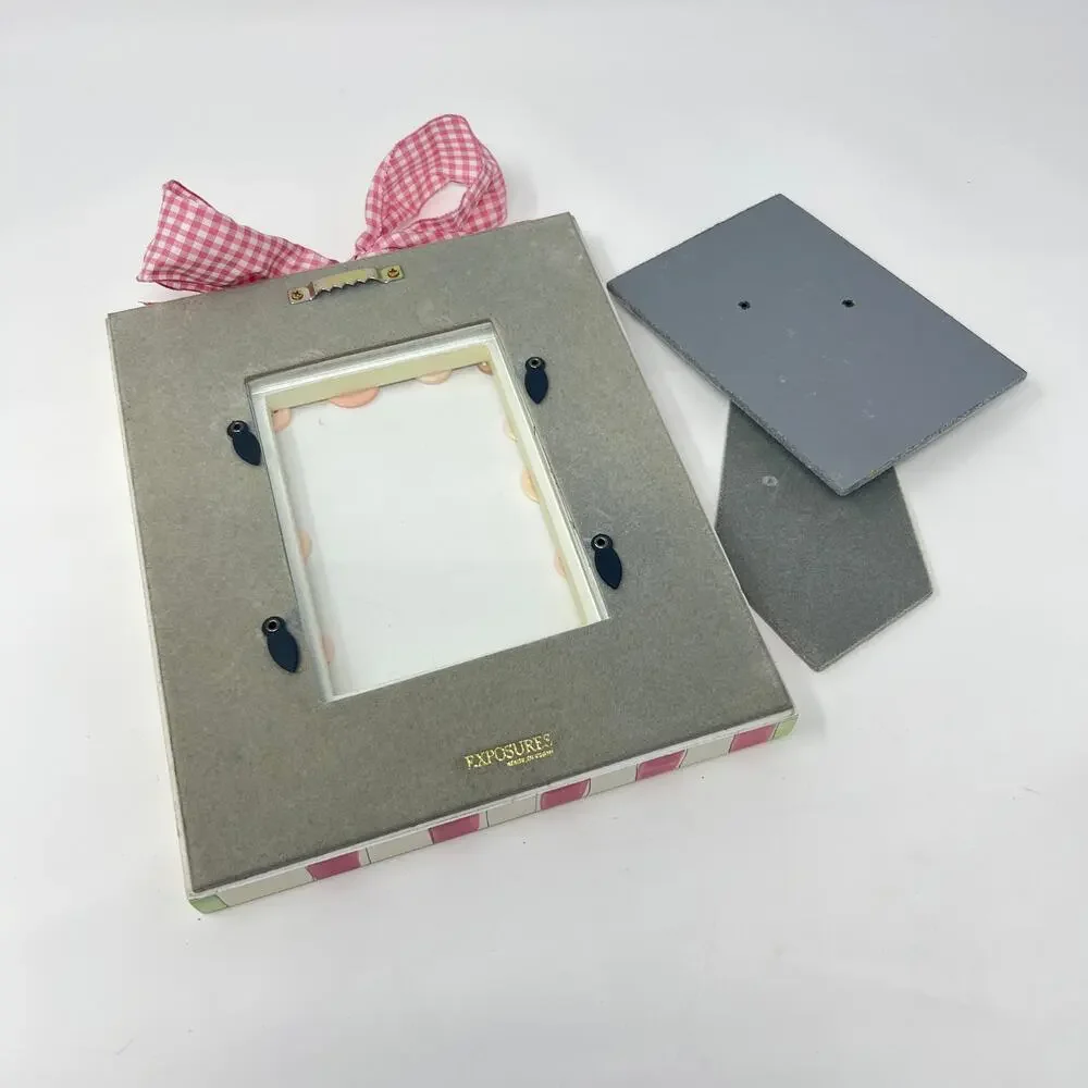Exposures Thank Heaven for Little Girls Photo Picture Frame Wood 4x6 Gingham